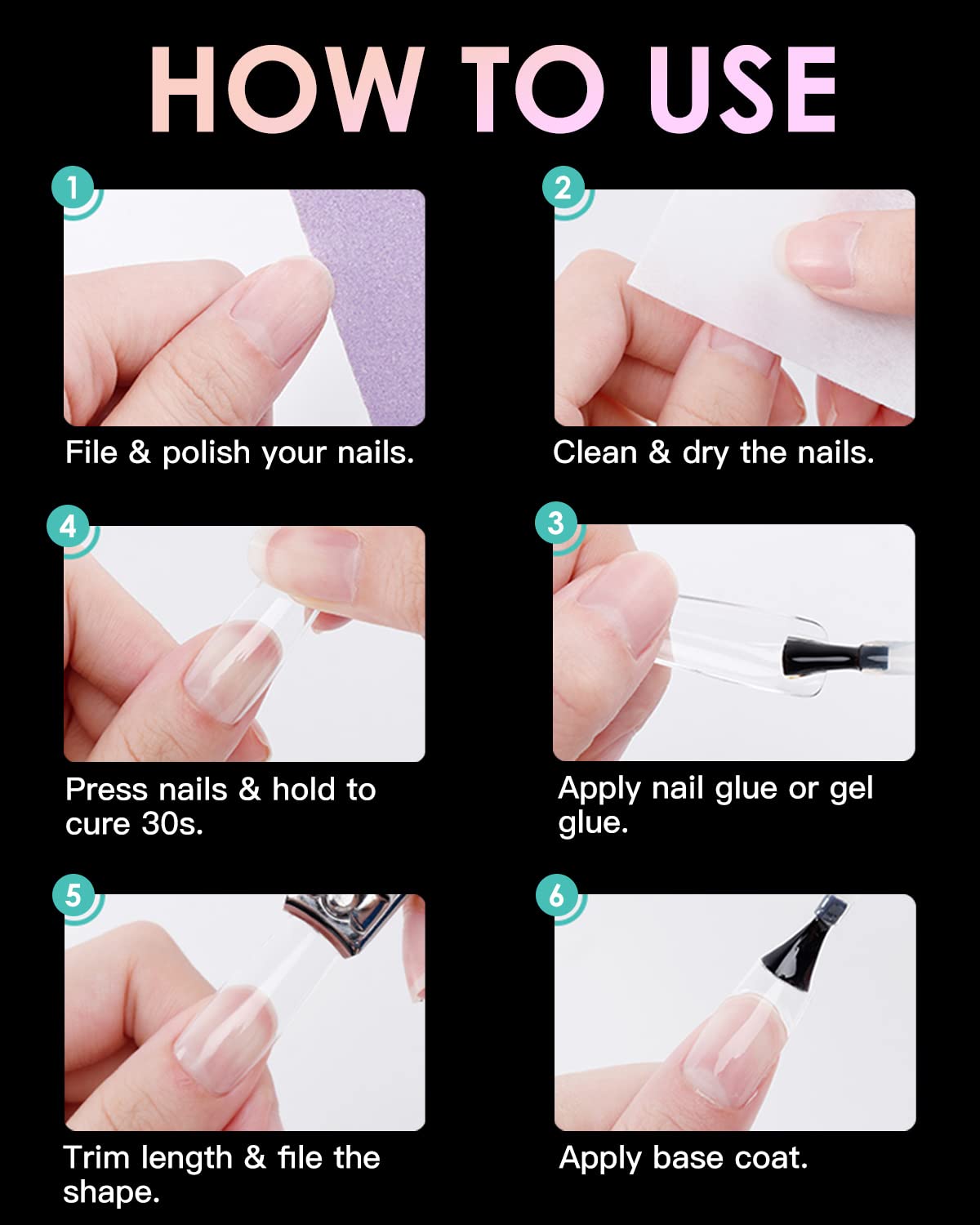 Soft Gel Nail Tips Long Stiletto, 120PCS Pre Buff Full Cover Nail Extenison Tips Half Matte Gel Nail Tips BORNBYME