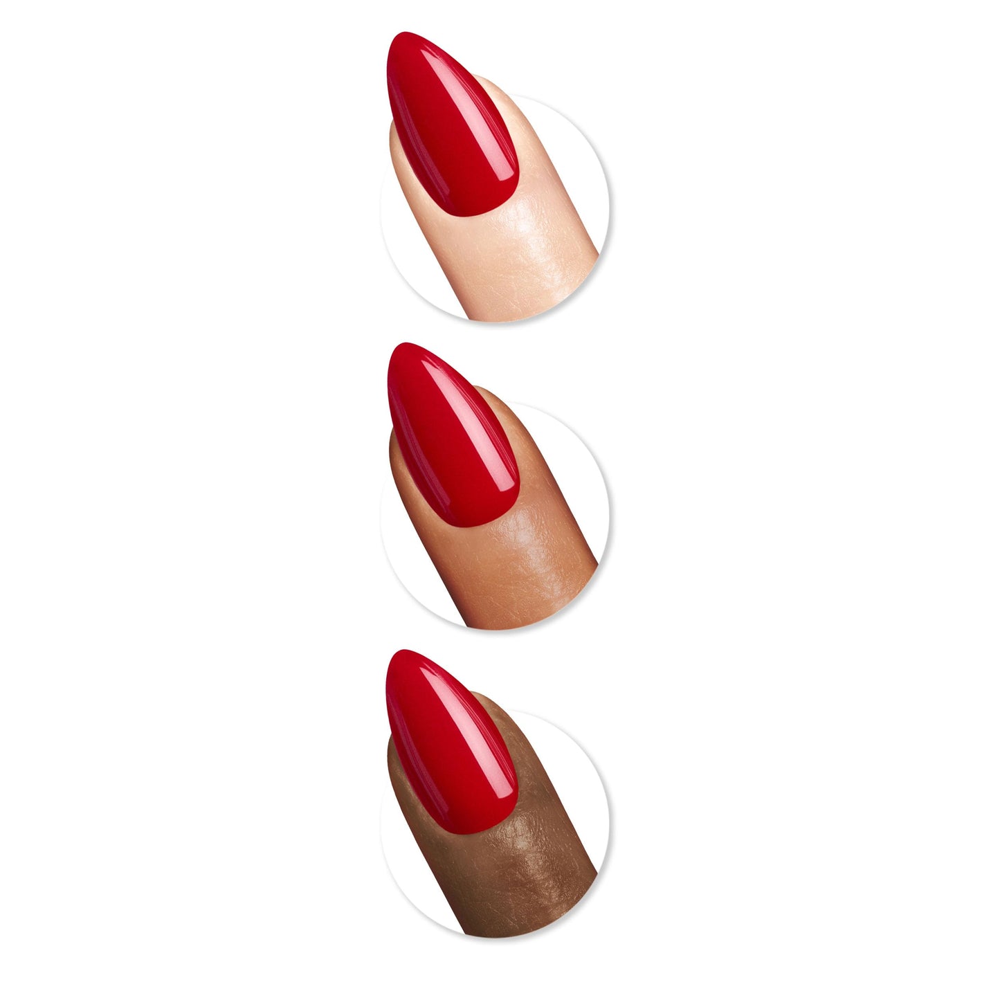 Sally Hansen Salon Effects Perfect Press-On Nails | Almond Shape | Easy to Apply, Non-Damaging | 30 Nails, Nail Glue, Adhesive Tabs, File | ASAP Apple