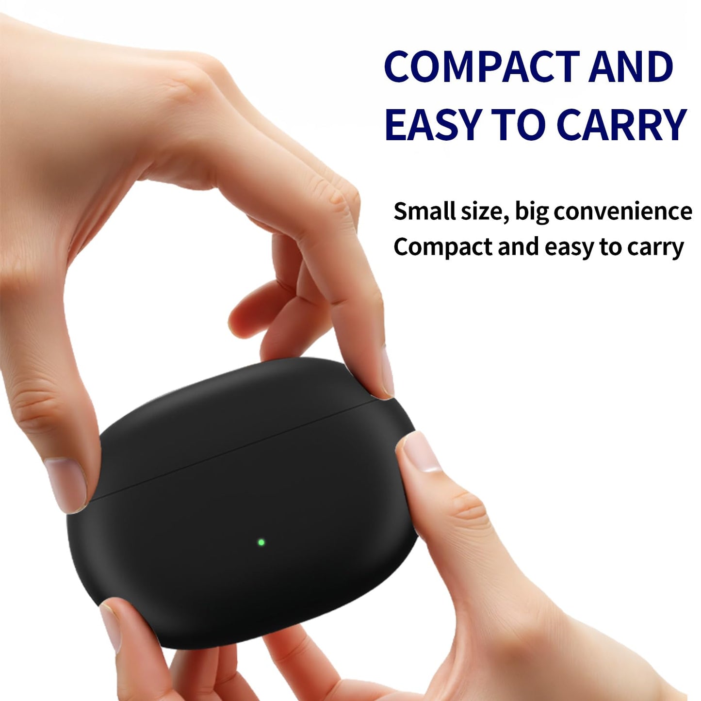 Alimingyan Charging Case Replacement Compatible for Beats Solo Buds, USB-C Charging Port case 660mAh Built-in Battery with Lanyard Hole(Not Include Earphone)