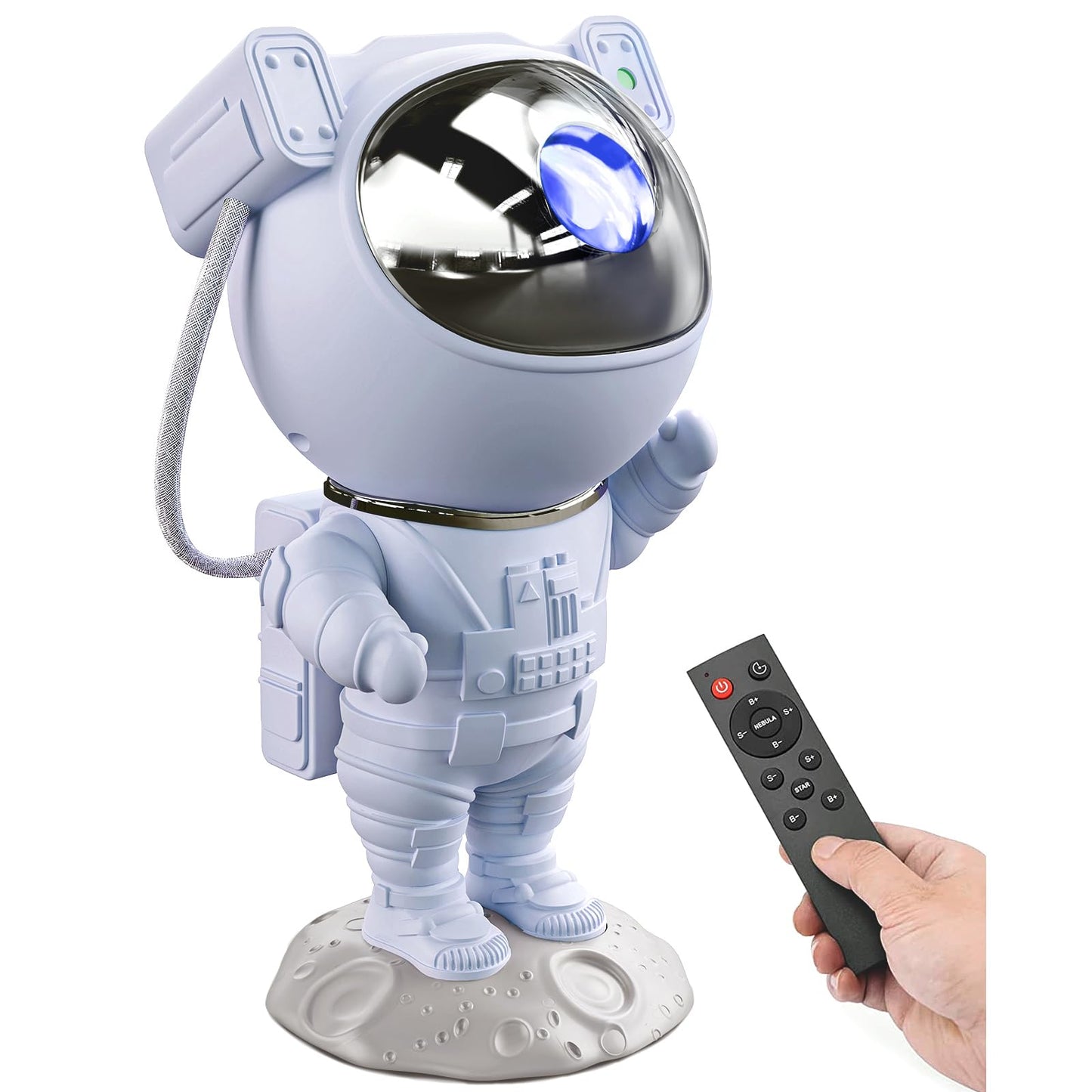Star Projector Galaxy Night Light - Astronaut Space Projector, Starry Nebula Ceiling LED Lamp with Timer and Remote, Kids Room Decor Aesthetic, for Christmas & Birthdays