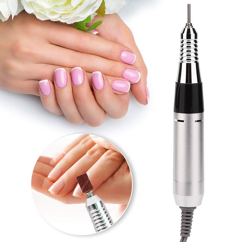 Manicure Drill, 35000 RPM Professional Nail File Machine Electric Nails Drill Kit Manicure Pedicure Portable Polishing Tools for Beauty Salon and Household