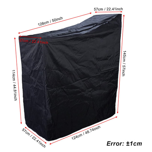 Exercise Bike Cover for Peloton Stationary Bike Upright Indoor Cycling Protective Cover Dustproof Waterproof Sunshine-Proof Out Door Bike Cover Black