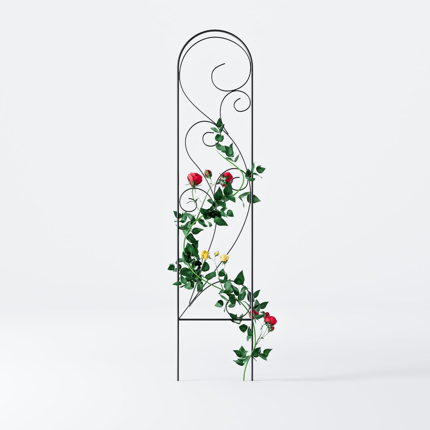 Zhongma 4 Pack 36" Metal Plant Trellis for Potted Plants Climbing,Indoor and Outdoor Fence Plant Support Trellis for Flower and Vagetable