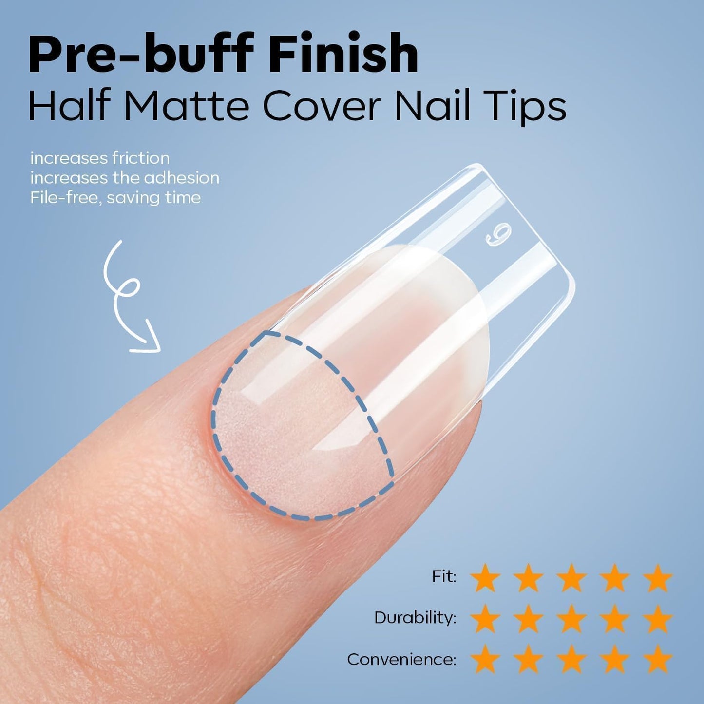 modelones X Nail Gel Kit,15Sizes Gel Nail Tips Short Square, 9-in-One Glue Prep Dehydrator & Portable Led Lamp, 510Pcs Pre-shaped Square Press On Extension Kit DIY Salon Home Gift for Women