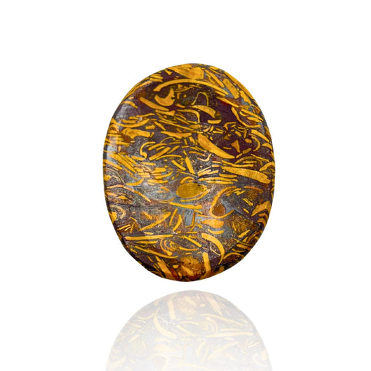 Mariyam JasperThumb Worry Stones Metaphysical Gemstone Crystal Healing Reiki Men Women Gift FENG Shui Positive Energy Love Wellness Palm Stones Wicca Powerful