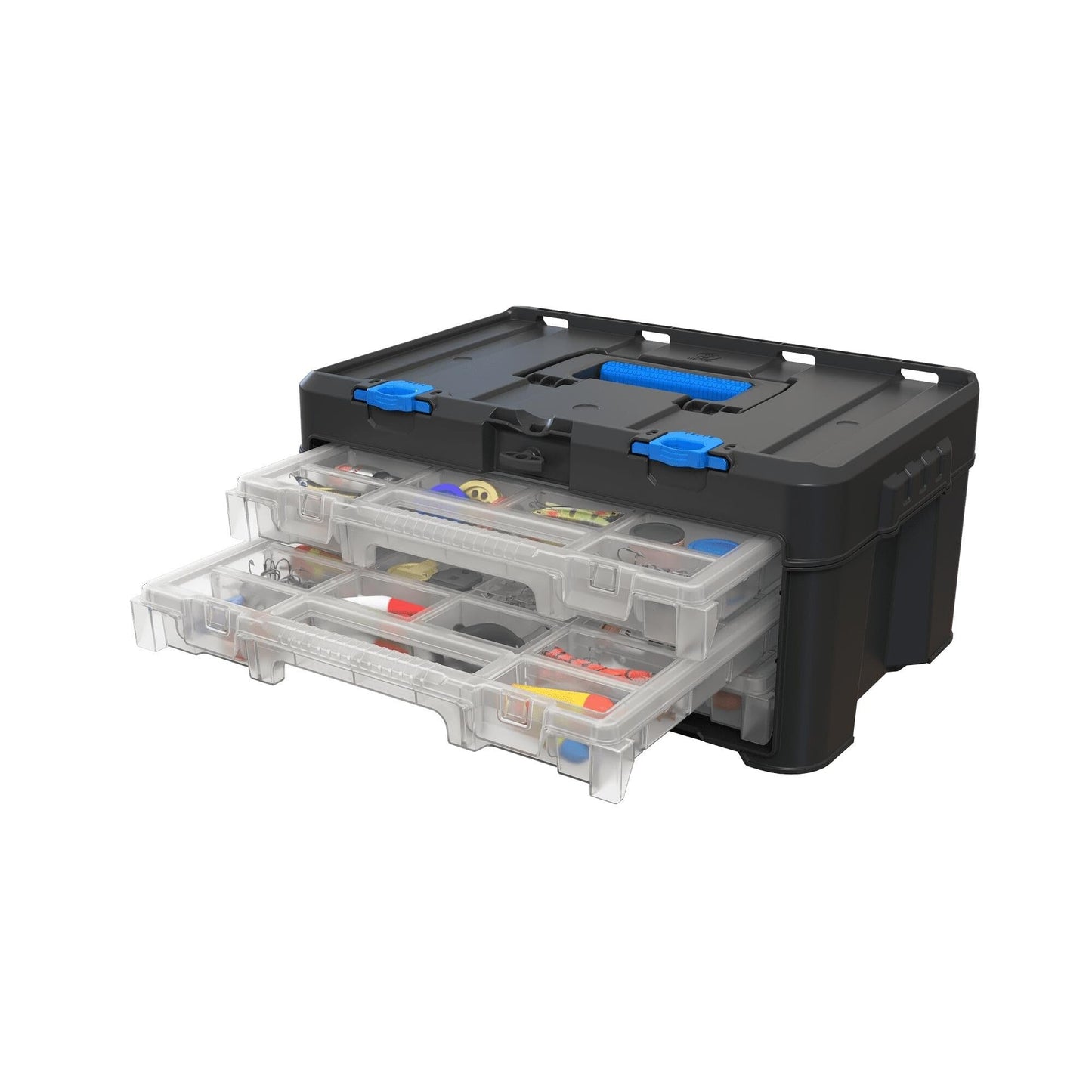 3 Case Parts and Tool Box Organizer Black