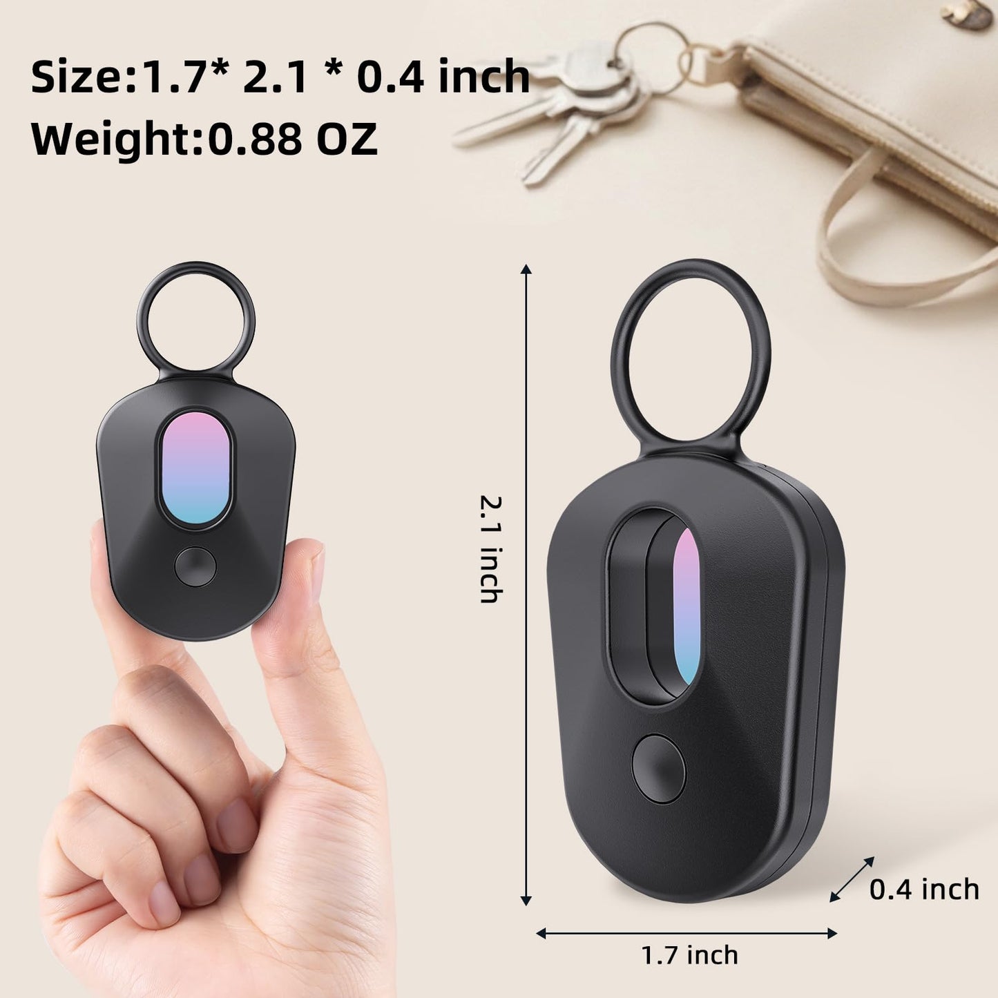 Hidden Camera Detector 2026 Upgraded, Anti Spy Camera Finder Hidden Devices Detector Privacy Pen Camera Scanner with 720H Battery Life & 3 Working Modes for Travel Hotel Home Bathroom Office (Black)