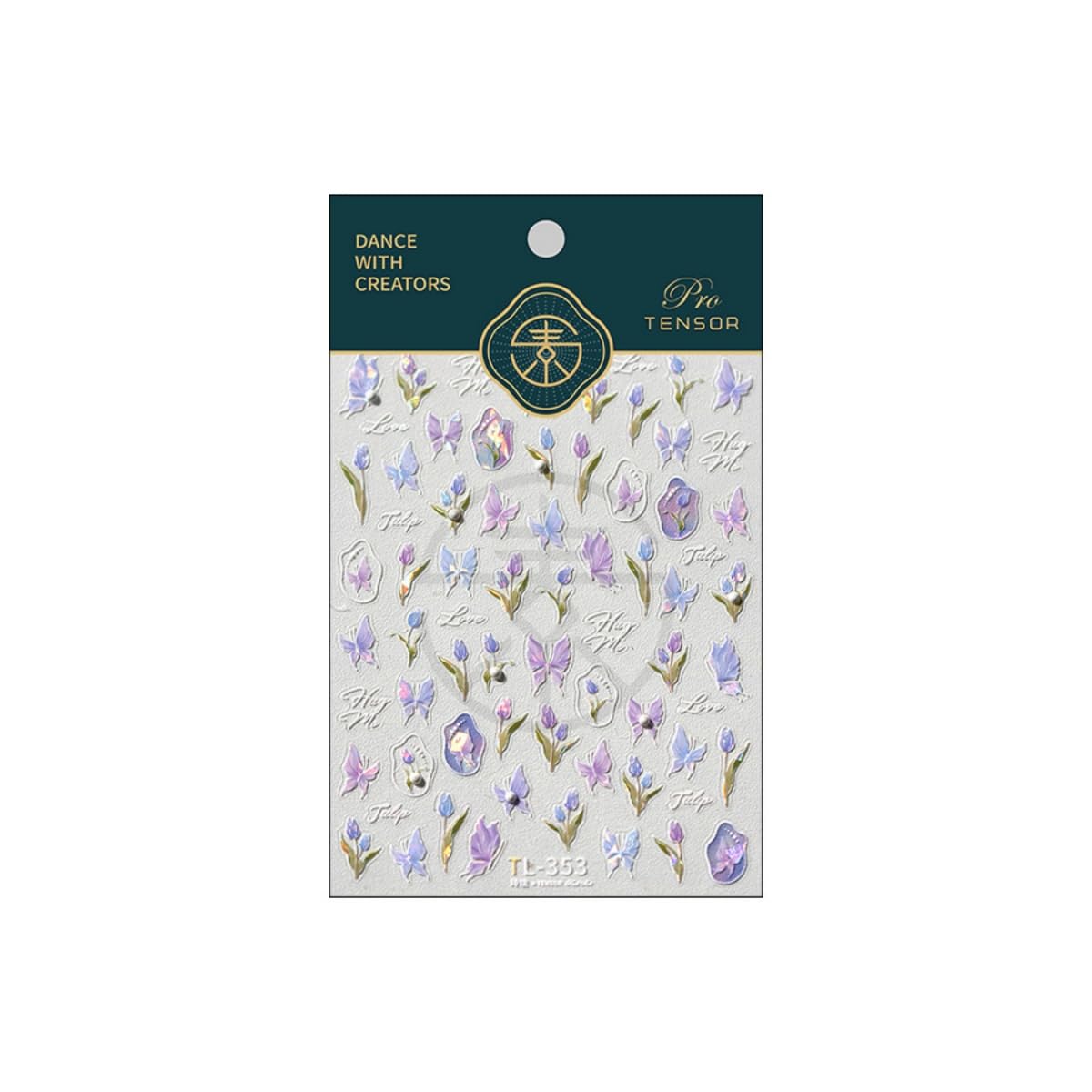 Spring Nail Art Stickers 5D Embossed Flowers Butterfly Nail Decals Laser Aurora Nail Stickers for Nail Art Pink Floral Nail Design Decoration Accessories for Women and Girls 2 Sheets