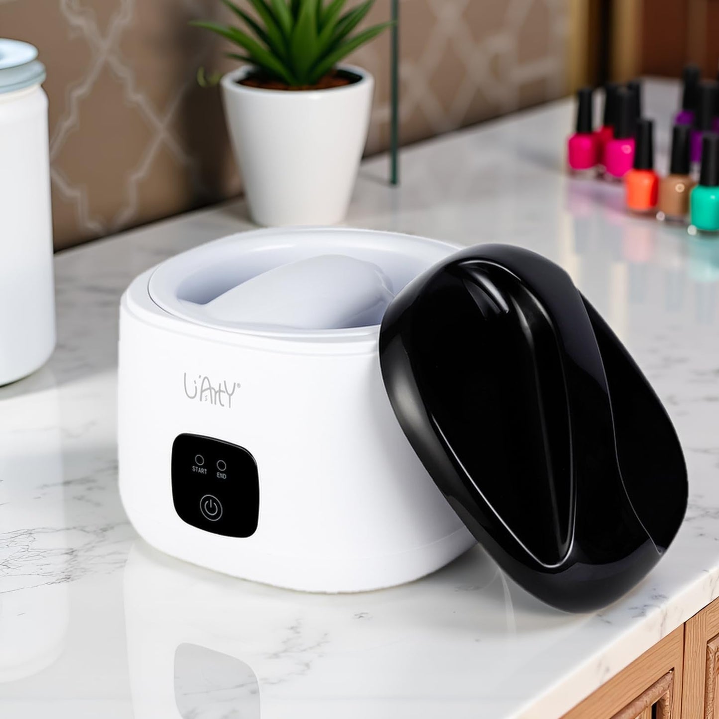 Nail Soaking Bowl: Heated 50% Faster - Professional Nail Soak off Bowl for Women Nail Beginner - Electric Manicure Nail Bowl Nail Polish Remover Machine for Home Salon