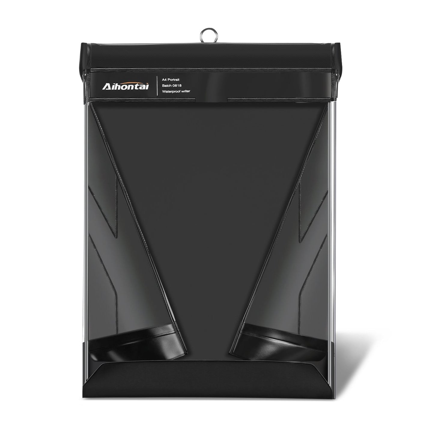A4 Waterproof Clipboard Document Holder for Rain and Weather - PVC Writing Board Folder - A4 Size Black
