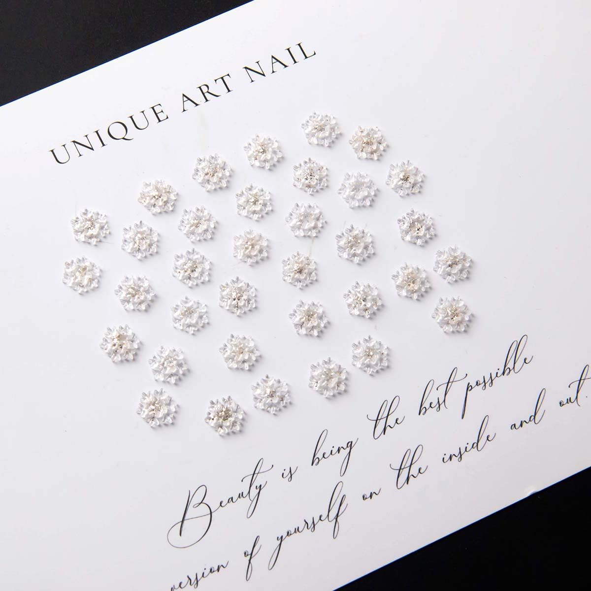 100 Pcs Christmas Nail Charms Snowflake Nail Art Charms with Rhinestones Designs White Transparent Snowflake Nail Supplies for Acrylic Nails Xmas Nail Decoration for Women DIY Manicure Accessories
