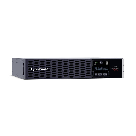 CyberPower PR3000RTXL2UACN Smart App Sinewave UPS System, 3000VA/3000W, 9 Outlets, 2U Rack/Tower, RMCARD205 Pre-Installed, EBM Option, Built-in Cloud Monitoring, UL Certified