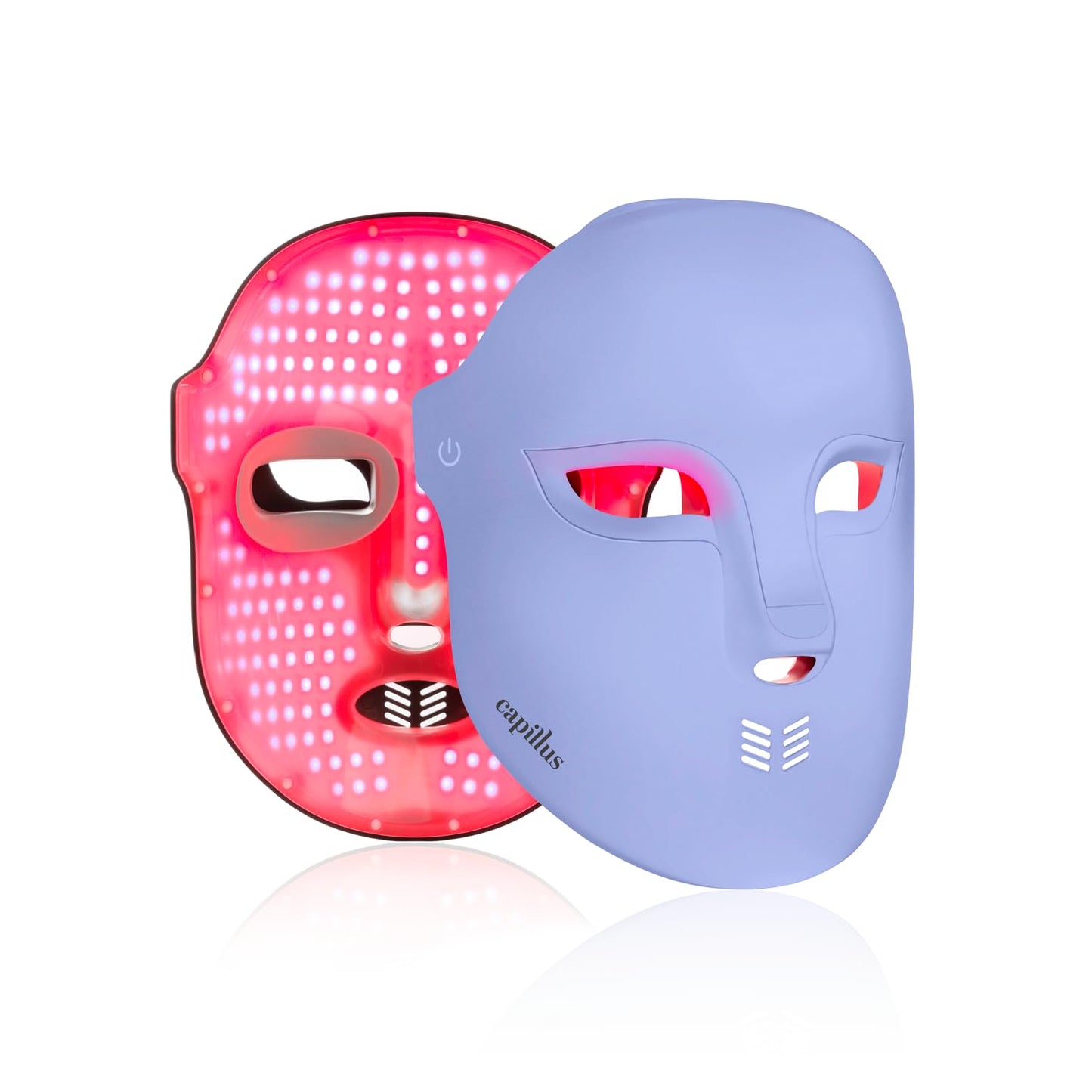 Capillus Red Light Therapy Mask LED Face Mask Light Therapy 4 in 1 Infrared Blue & Pink Red Light Mask Face Therapy Device – Lilac
