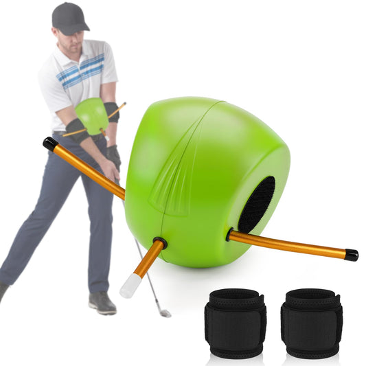 MJDYTYT The Connector Golf Training Aid,Golf Trainer Aid for Posture Correction Practice, Golf Swing Aid Helps Train Proper Swing Mechanics & Arm Structure, Gift for Beginners Men Women