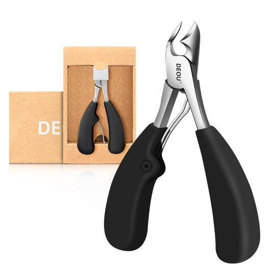 DEOU Heavy Duty Large Opening toenail Clippers, Suitable for Embedded Growth and Rough Nails, Home Pedicure Tools for Men, Women, Elderly Newly Upgraded Stainless Steel (Nail Clippers+Gift Box)