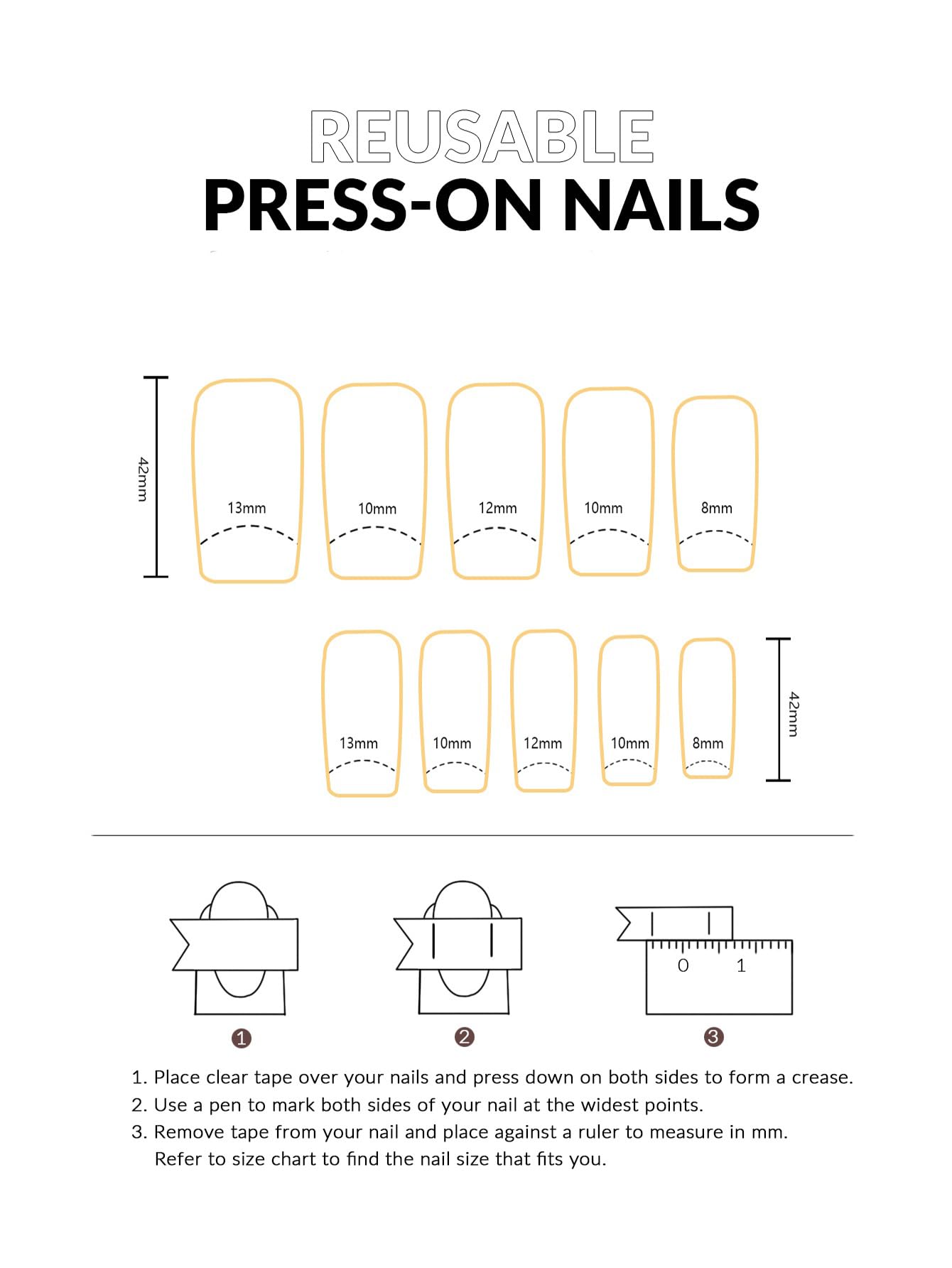 Tmani 10pc/set Extra Long Handmade Press On Nail Hot Girl's Long Ballet Nails Square Nail Full of Diamond Glitter Decoration Fake Nails Suitable For Girls Festival Parties and Birthday Gift (279,M)