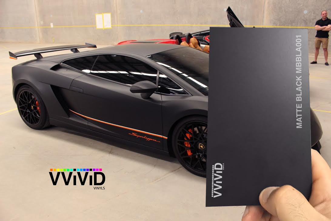 VViViD Black Matte Car Wrap Vinyl Roll with Air Release 3MIL-VViViD8 (25FT X 5FT)