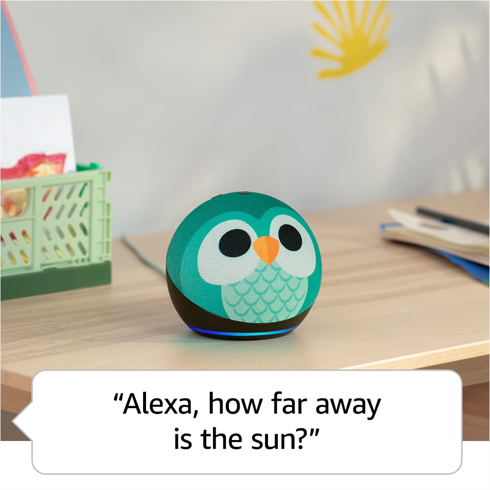 Echo Dot (5th Gen) Kids Dragon with Echo Glow