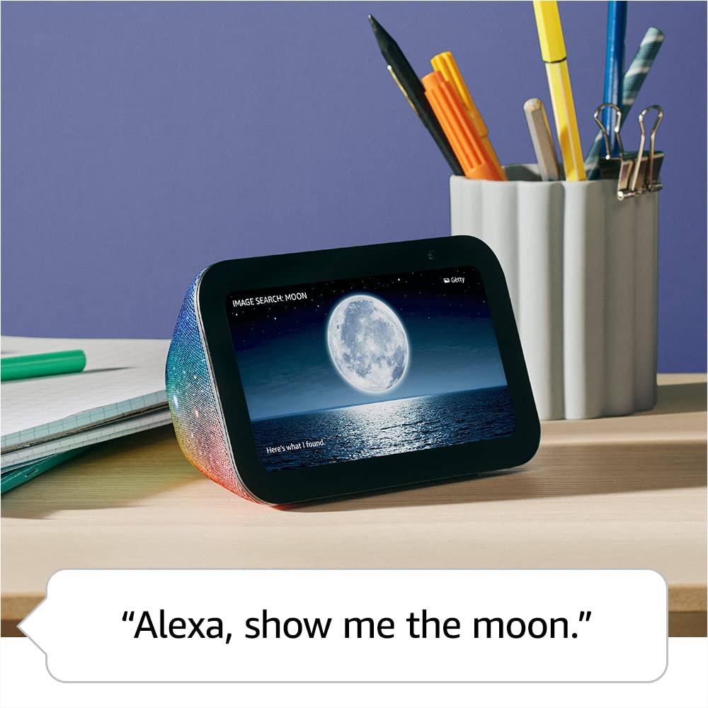 Amazon Echo Show 5 Kids, Designed for kids, with parental controls, Includes 1 year of Amazon Kids+, Galaxy