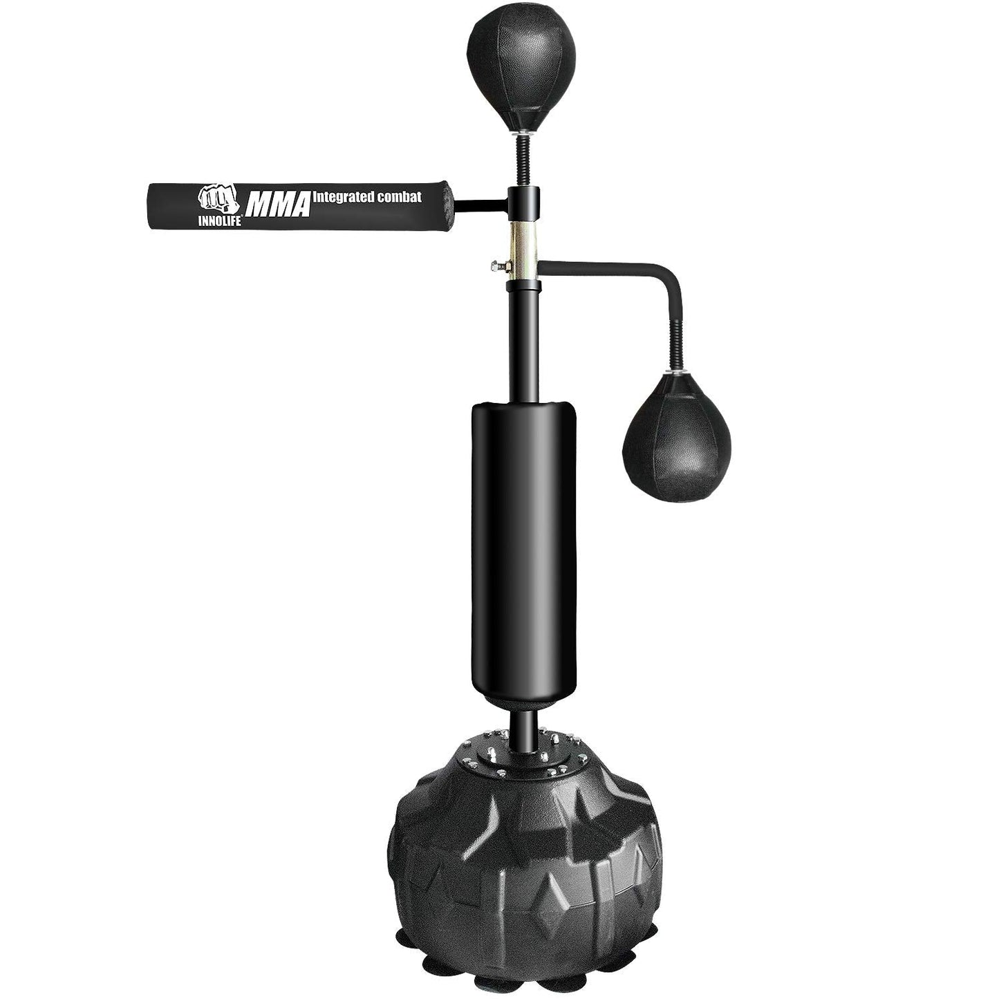 InnoLife MMA Boxing Speed Trainer Punching Spinning Bar with Dual Punch Head
