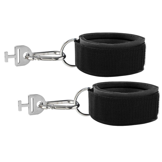 UZCLINK Ankle Workout Straps for Tonal Gym Machine, Adjustable Ankle Strap Accessories for Tonal, with T Lock Adapter & Hooks - 1 Pair (Black)