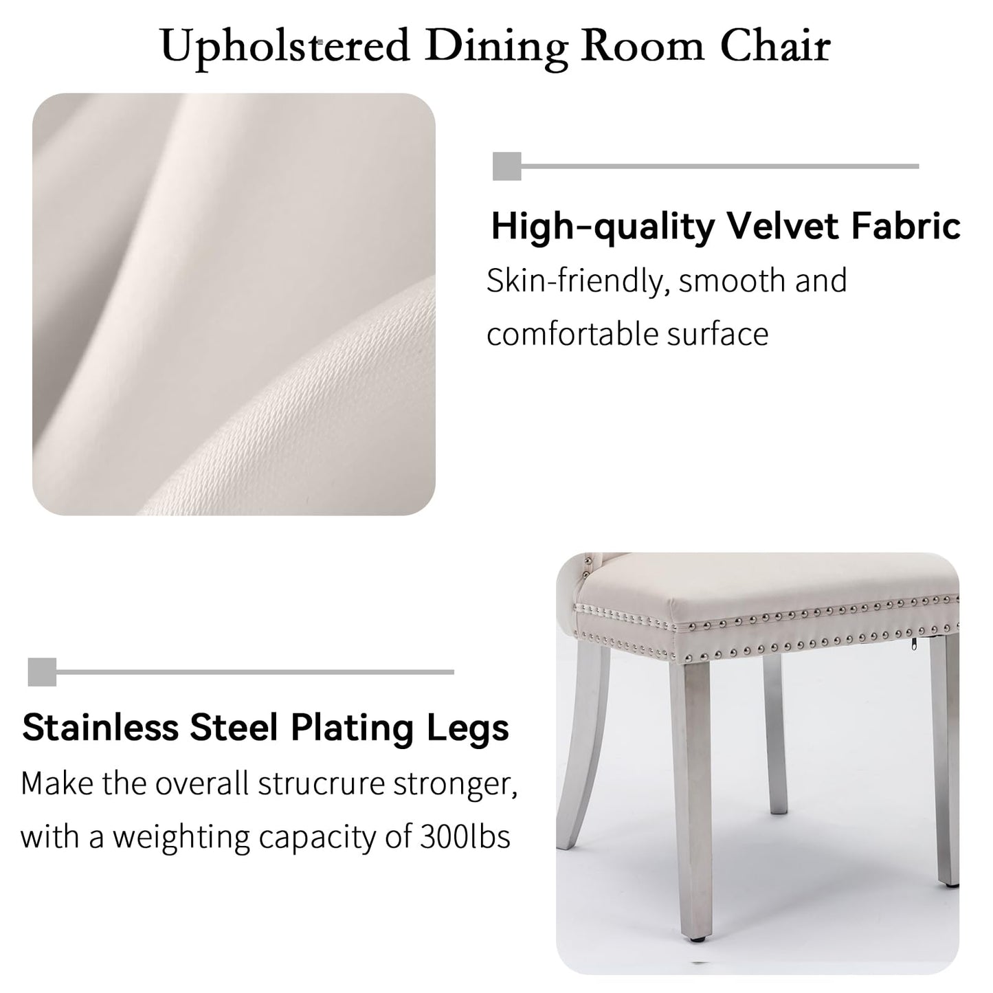 KUVADAZ 63"-78.74" White Faux Marble Extendable Dining Room Table Set for 8, 9-Piece Dining Table Set with 8 Chairs, Rectangle Wooden Expanding Kitchen Table and Beige Upholstered Chairs Set