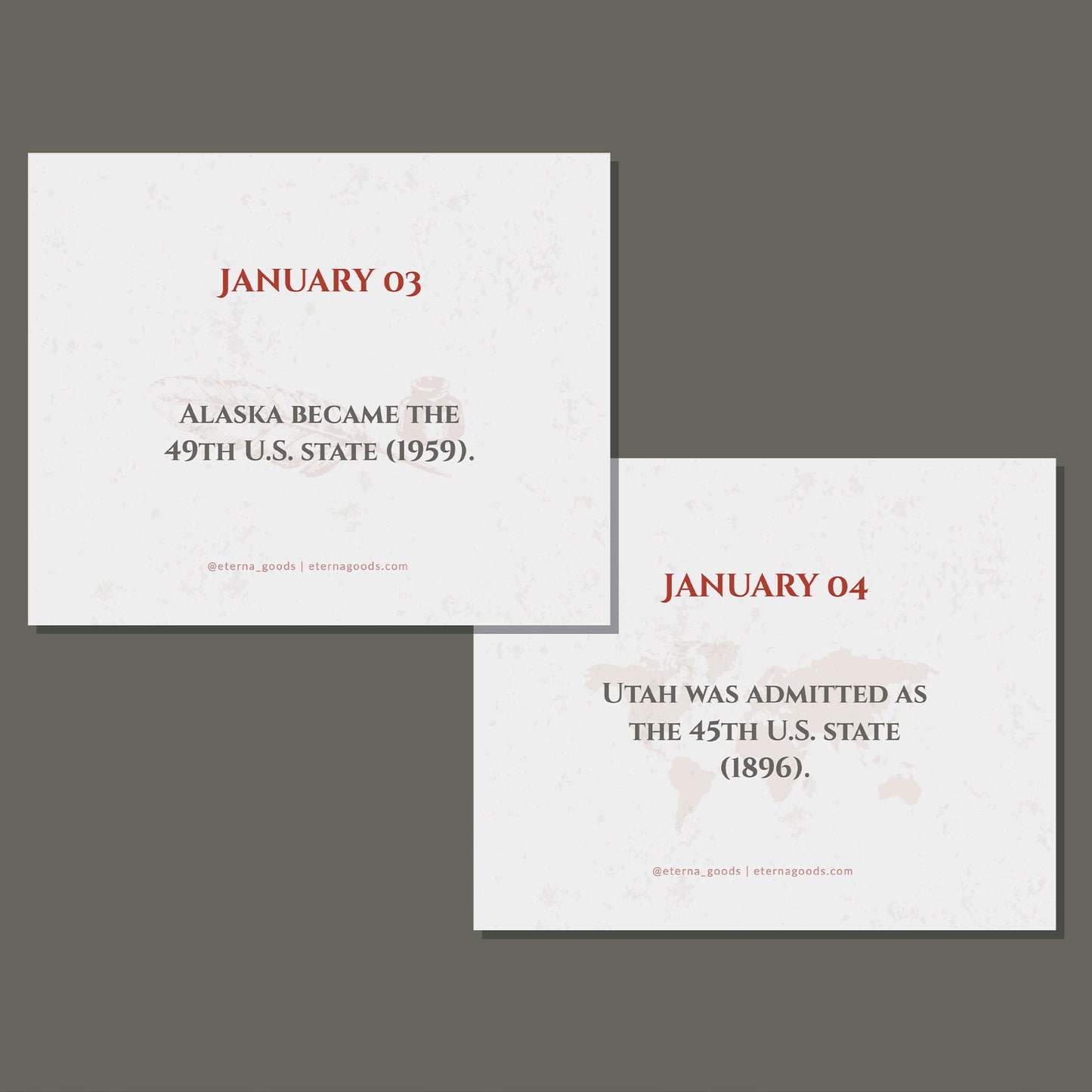 Today in History Perpetual Calendar | Daily World History Facts Desktop Calendar, This Day In Amazing History Trivia Facts & Achievements | History Buff Gift Page A Day Box Calendar with Historical Info For Every Day of The Year
