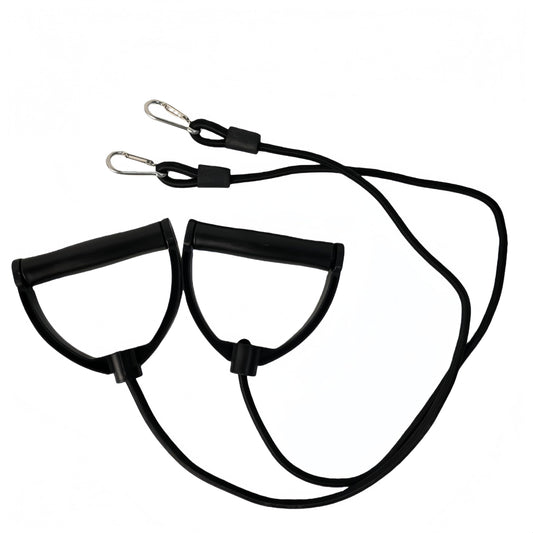 chhcjqyyf 1 Pair Resistance Bands with Handles and Clips - Pedal Exercise Bands Strength Strength Training Home Gym Yoga Pilates Durable Clips Pedal Band Stepper Therapy