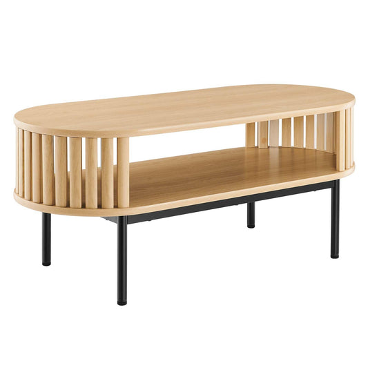 Modway Fortitude Modern Coffee Table, Oak