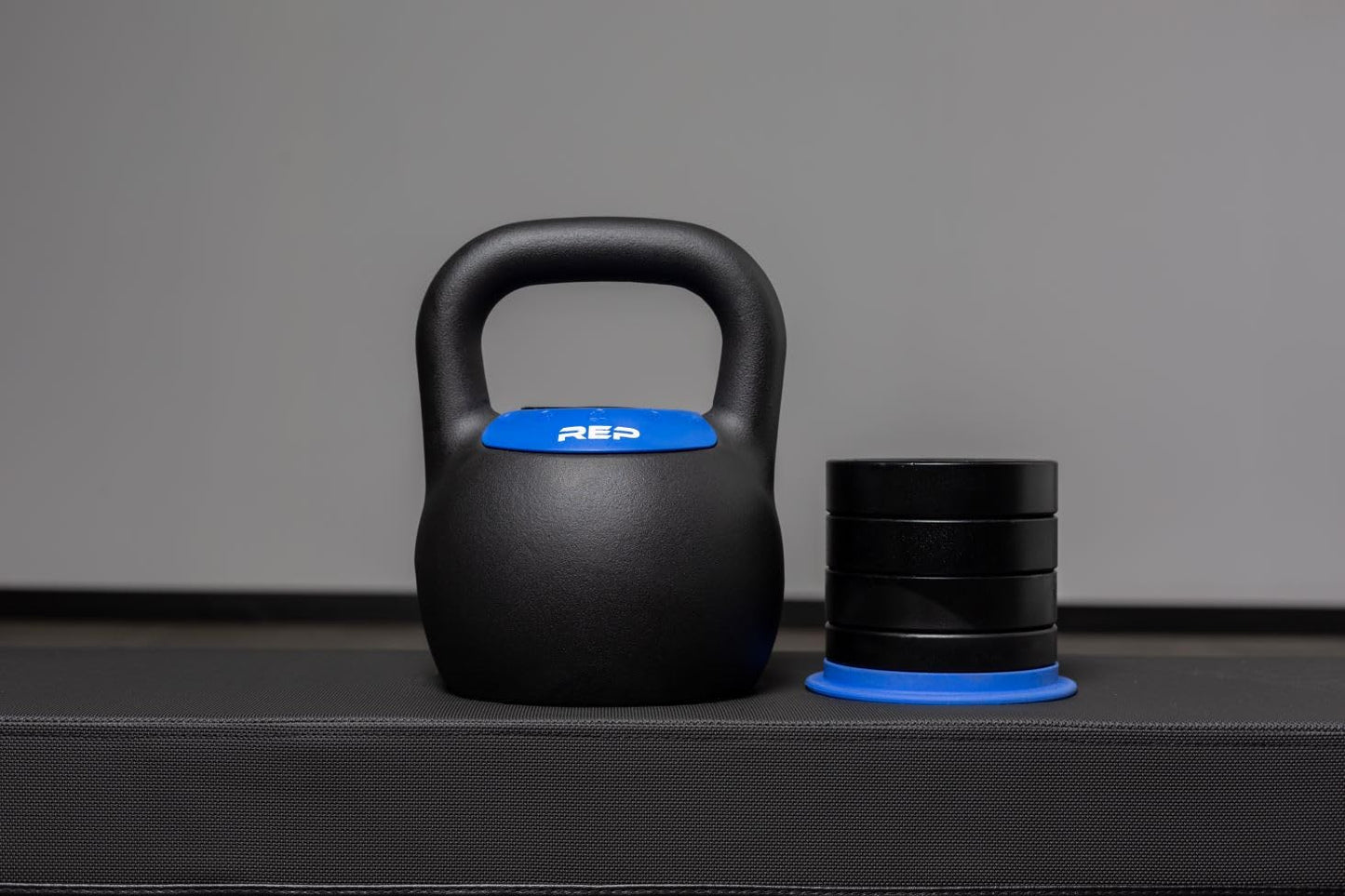 Rep Fitness Adjustable Kettlebell | 24 kg | Weight Set for Home Gym | Strength Training Equipment for Men & Women | Compact Steel Bell with Ergonomic Handle