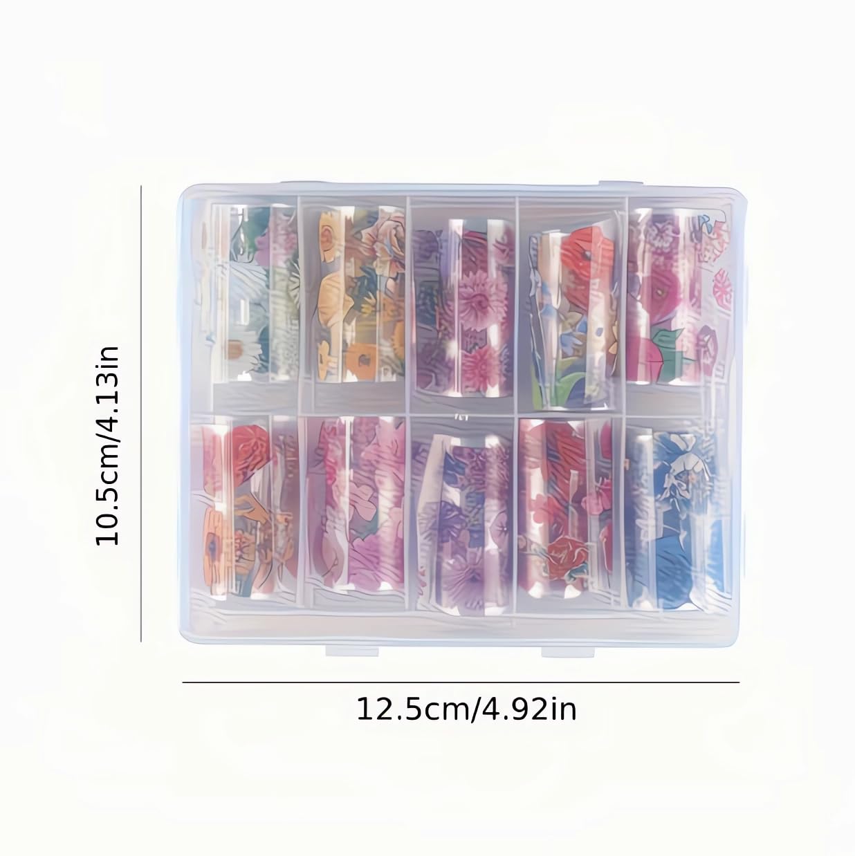 Floral Nail Foils Transfer Nail Art Flower Nail Stickers Spring Summer Foil Nail Art Supplies 10 Rolls Sunflower Rose Daisy Nails Foil Transfer Stickers Starry Sky Paper Manicure Accessories for Women