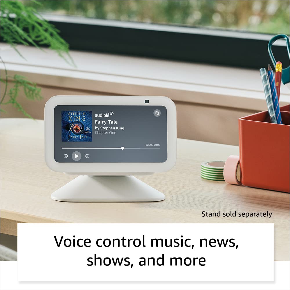 Amazon Echo Show 5, Smart display with 2x the bass and clearer sound, Charcoal