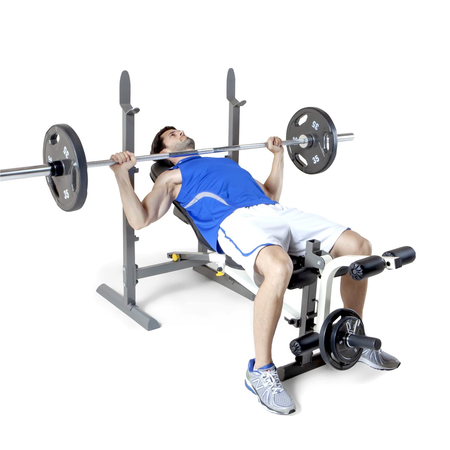 Marcy Folding Standard Weight Bench – Easy Storage MWB-20100, Incline
