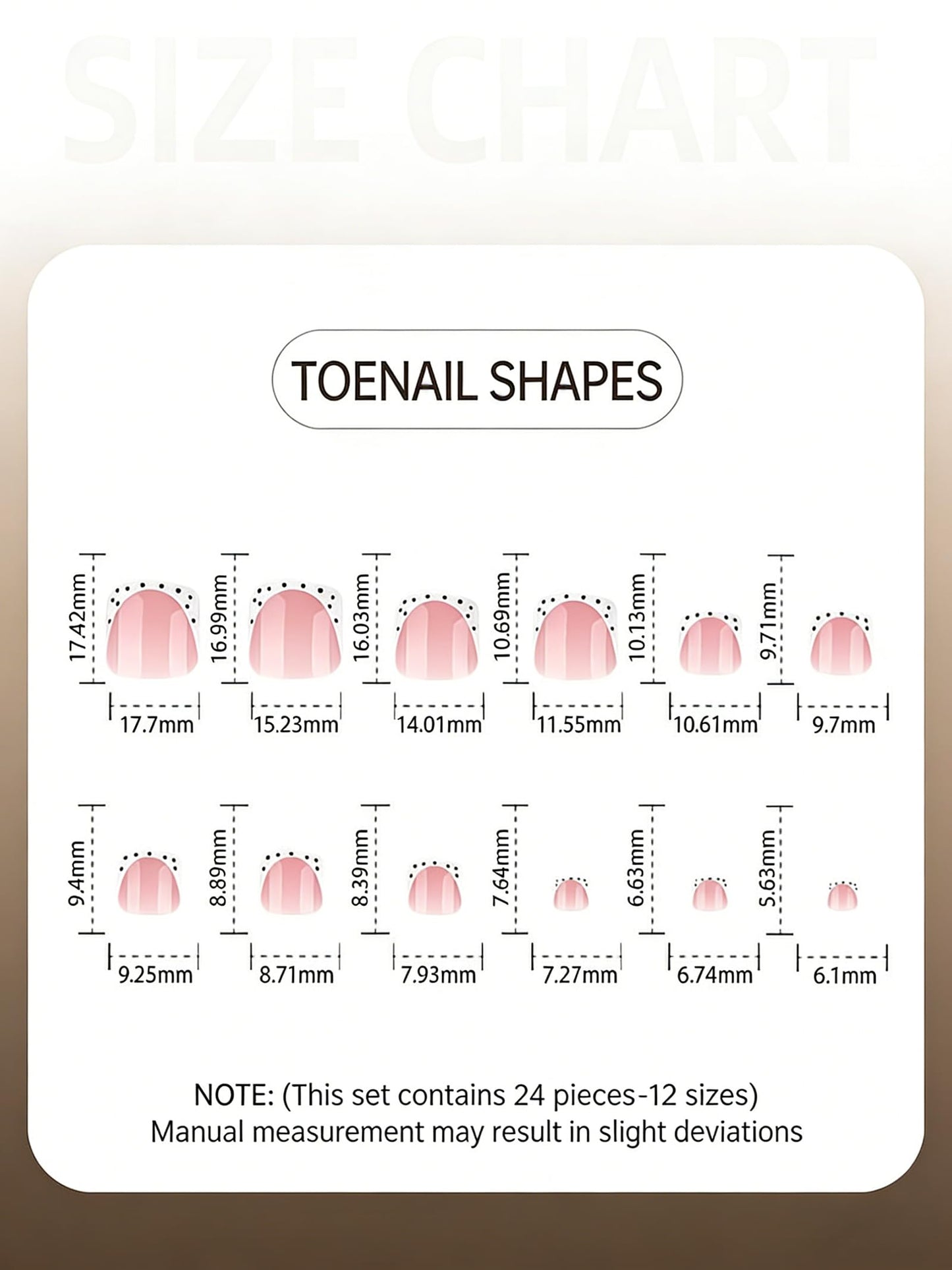 RUOKEXIN Short Press on Toenails White French Tip Fake Toenails with Designs Square Toe Nail Press ons Sparkly Artificial Nails for Women 24Pcs
