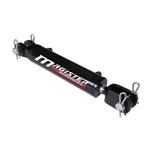 Magister Hydraulics Double Acting Hydraulic Cylinder - AG Clevis Hydraulic Cylinder 2500 PSI tie-Rod Alternative 3.5" bore 14" Stroke (3.5x14)