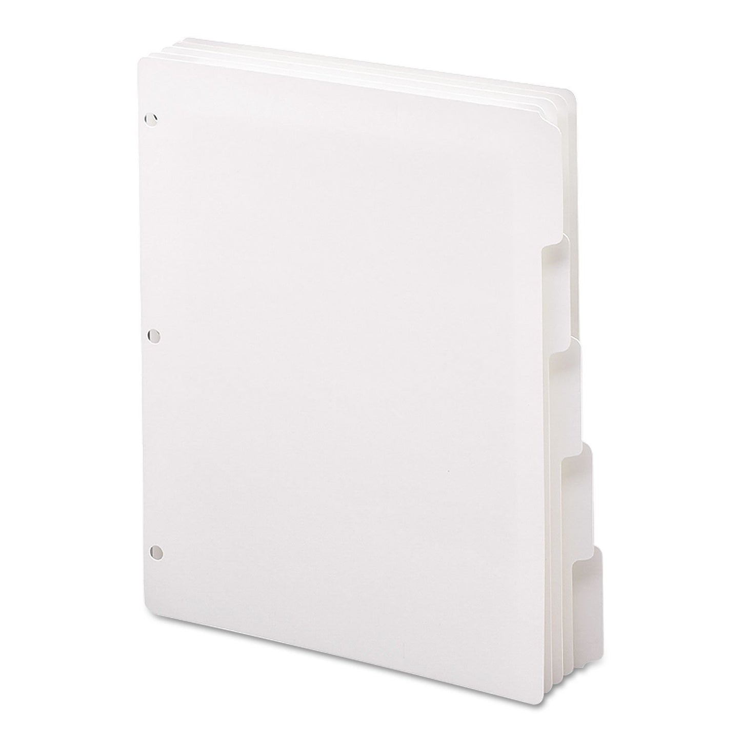 Smead 89415 Three-Ring Binder Index Divider 5-Tab White