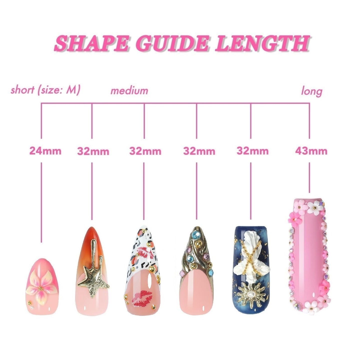 Gothic Press On Nails Long Stiletto, Handmade 3D Rhinestone Cross Pearl Charm Nails with Leopard and Lip Design, Glossy Full Cover Acrylic Reusable 10pcs Nail Set for Women Party Cosplay – Appife