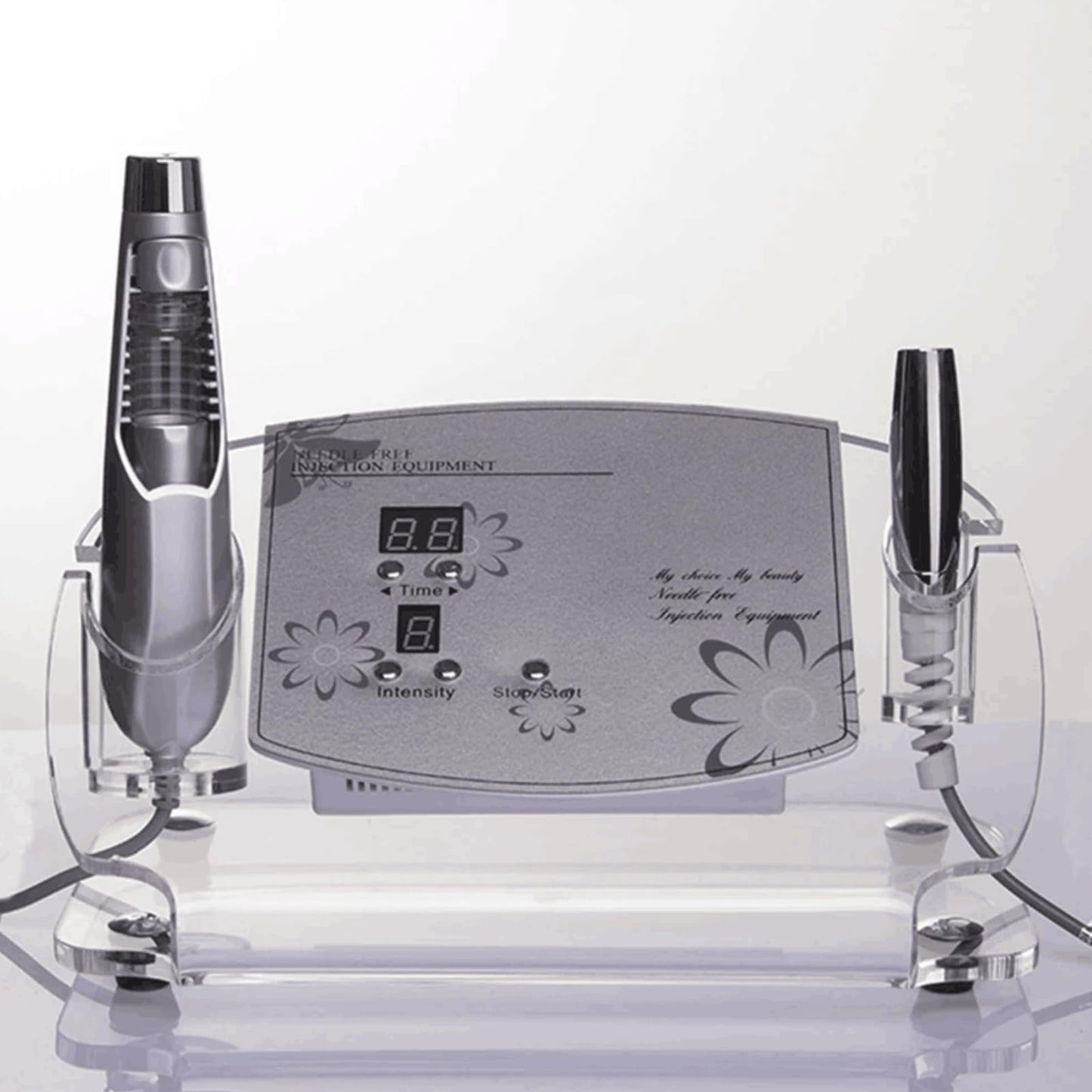 2in1 Needle-Free Electroporation Device Facial Skin Rejuvenation Beauty Machine - Skin Whitening & Moisturizing Tightening Anti Aging Device