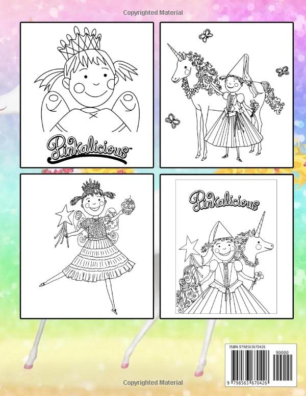 Magical Places! - Pinkalicious Coloring Book: Immerse In This Fun And Amazing Gift For Adults, Teen Girls, Kids