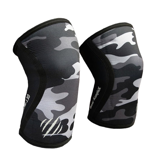 Bear KompleX Knee Sleeves for Men & Women - 5mm Compression & Heat Retention Neoprene Compression Knee Brace for Weightlifting, Squats & Powerlifting