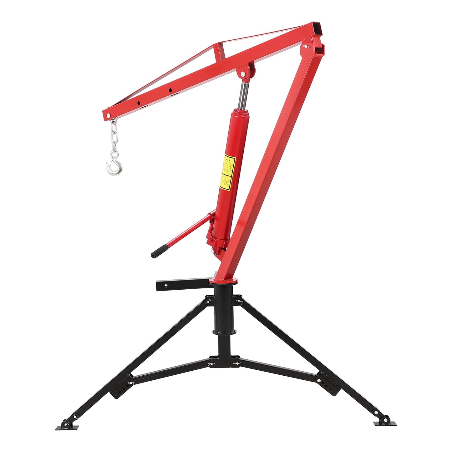 Garvee Hydraulic Pickup Truck Crane, Heavy Duty 1000 Lbs Capacity, 360° Swivel Hitch Mounted Crane with 3 Adjustable Capacities for Construction Goods Lifting