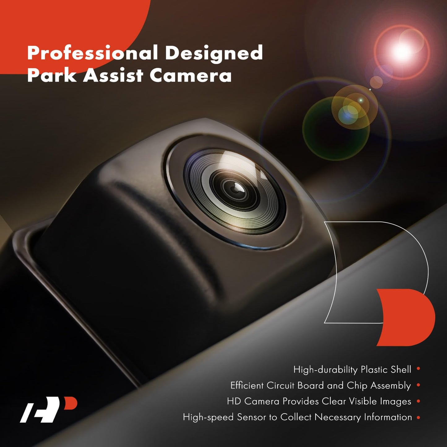 A-Premium Park Assist Camera Rear View Backup Reverse Camera Compatible with Select Toyota Models - 2017 2018 2019 Highlander - Replace# 867900E060