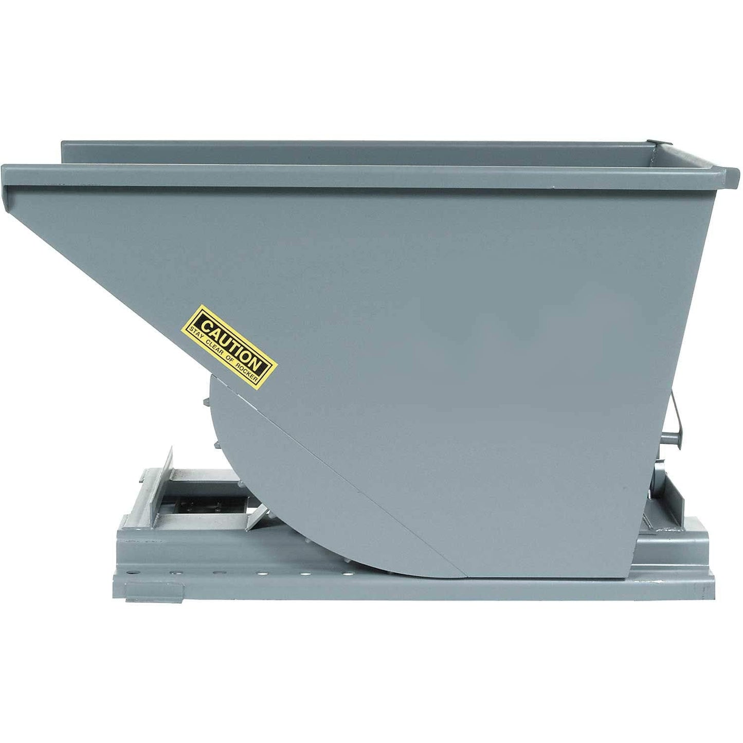 Global Industrial 2 Cu Yd Gray Medium Duty Self Dumping Forklift Hopper
