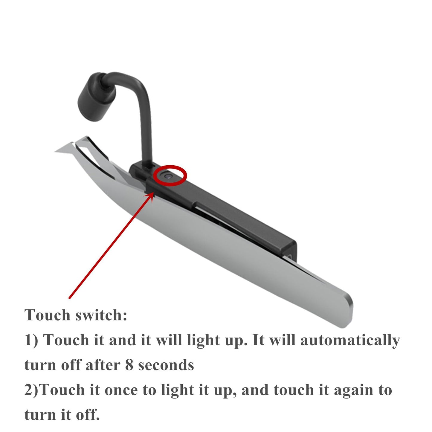 Led Uv Lash Lamp Flash Cure Light for Eyelash Extension,Eyelash Extension Tweezers with Gooseneck Light,for Eyelash/Nail Tech,Portable Mini Handheld Beauty Flash Cure Pen