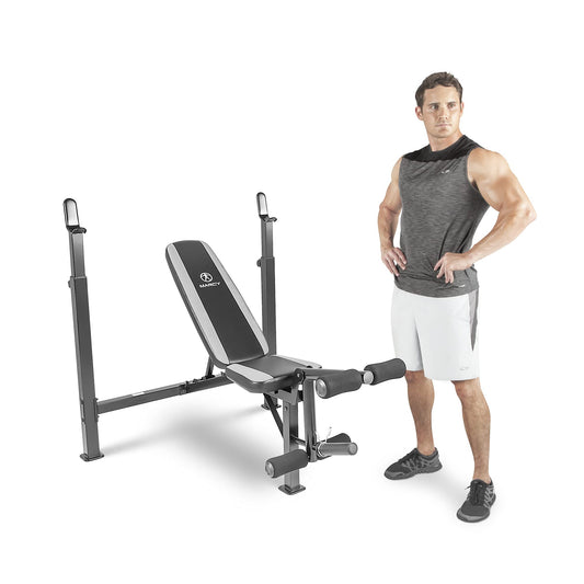 Marcy Olympic Weight Bench, Workout Benches For Home With Leg Developer MWB-4491