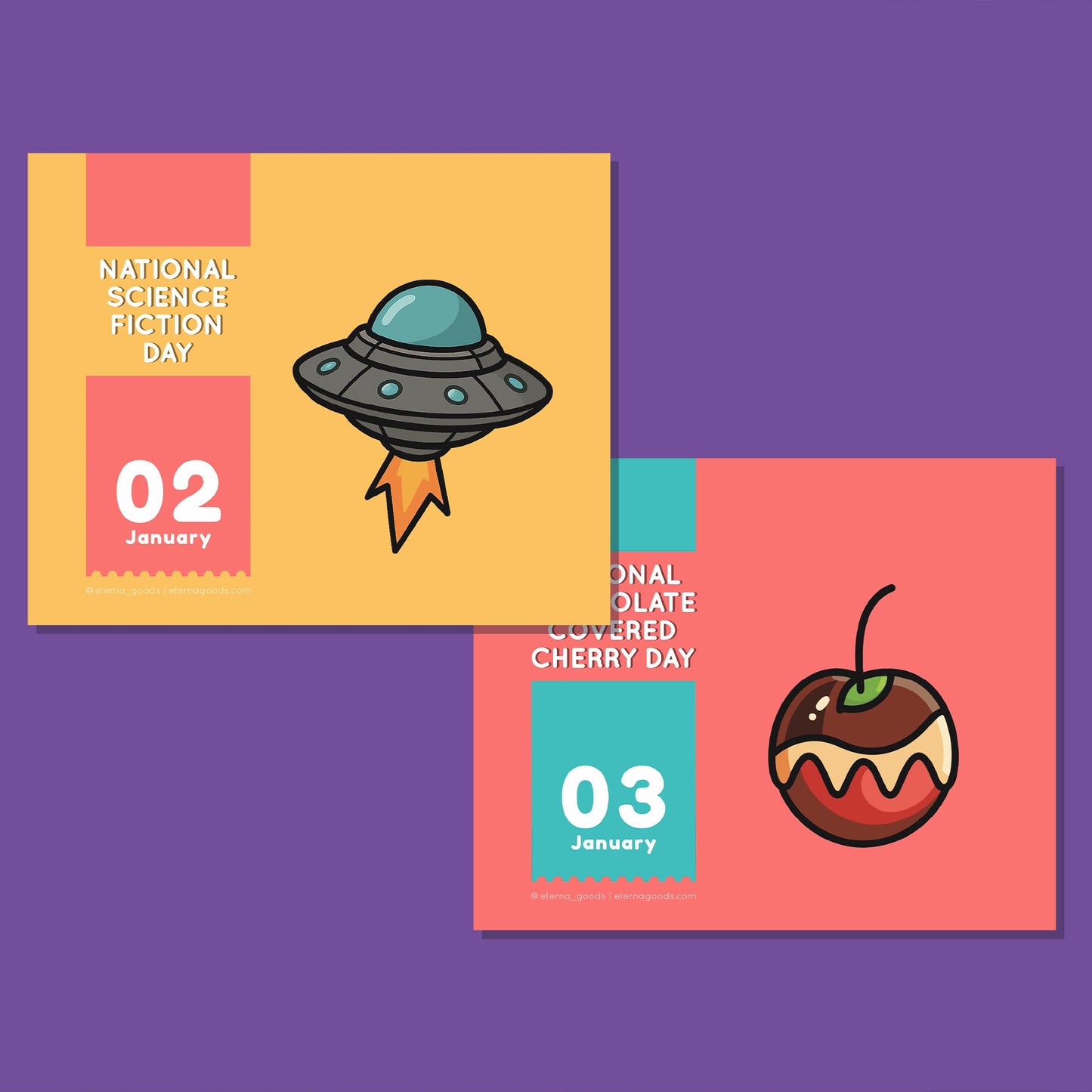 Everyday Is A Holiday Calendar | Funny Perpetual Desktop Calendar With Every Goofy & Silly Holiday For Each Day Of Year, 365 Humorous & Weird Holidays with Custom Illustrations on Every Page