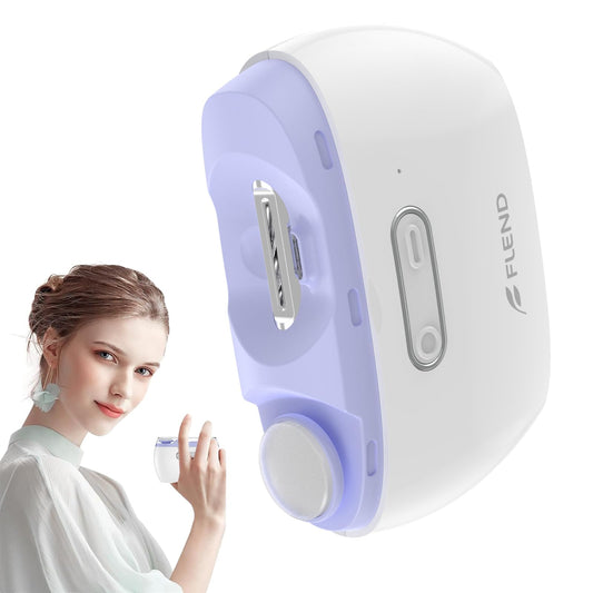 Electric Nail Clipper, Electric Nail Trimmer Suitable for Children, Adults, and Elderly, Automatic Nail Clipper with 2 Adjustable Speeds, Nail Clippers with LED Light and Chip Storage Box