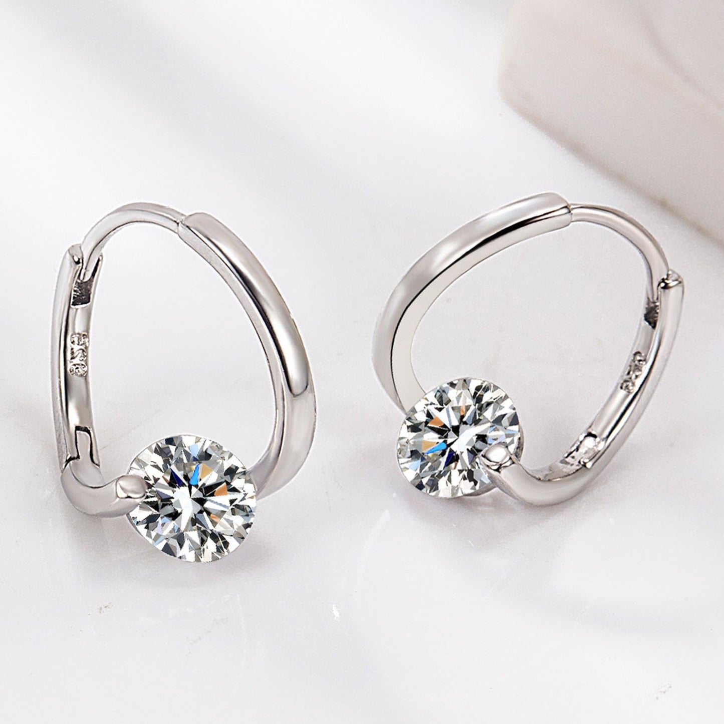 Angyape Halolux Lymphvity Germanium Earrings, Atheniz Halolux Lymphatic Germanium Earrings Lymphatic Drainage Earring Jewelry Gifts for Women（Silver Silver）