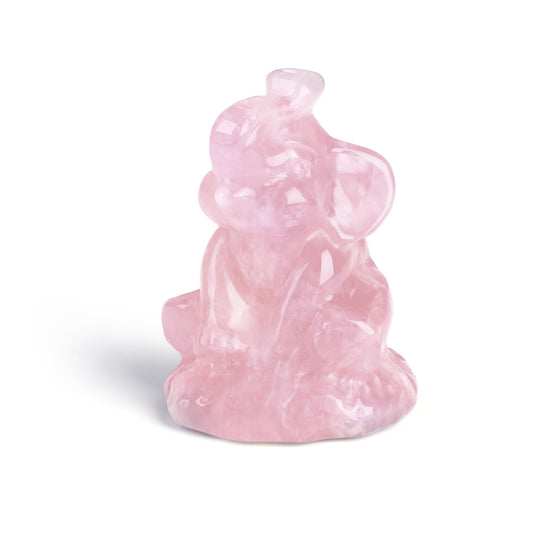 ZHIYUXI Pink Elephant Gifts for Women Encouraging Elephant Decor Lucky Cute Elephants Figurine Inspirational Gifts for Women