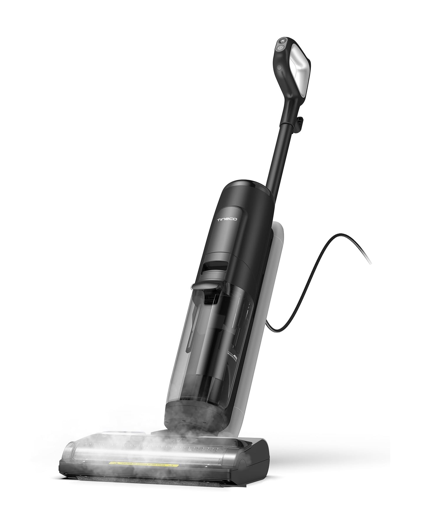 Tineco iFLOOR 5 Steam Wet Dry Vacuum All-in-one, Steam Mop Hardwood Floor Cleaner Great for Sticky Messes, 248℉ High-Temp Steam, Self-Cleaning with steam